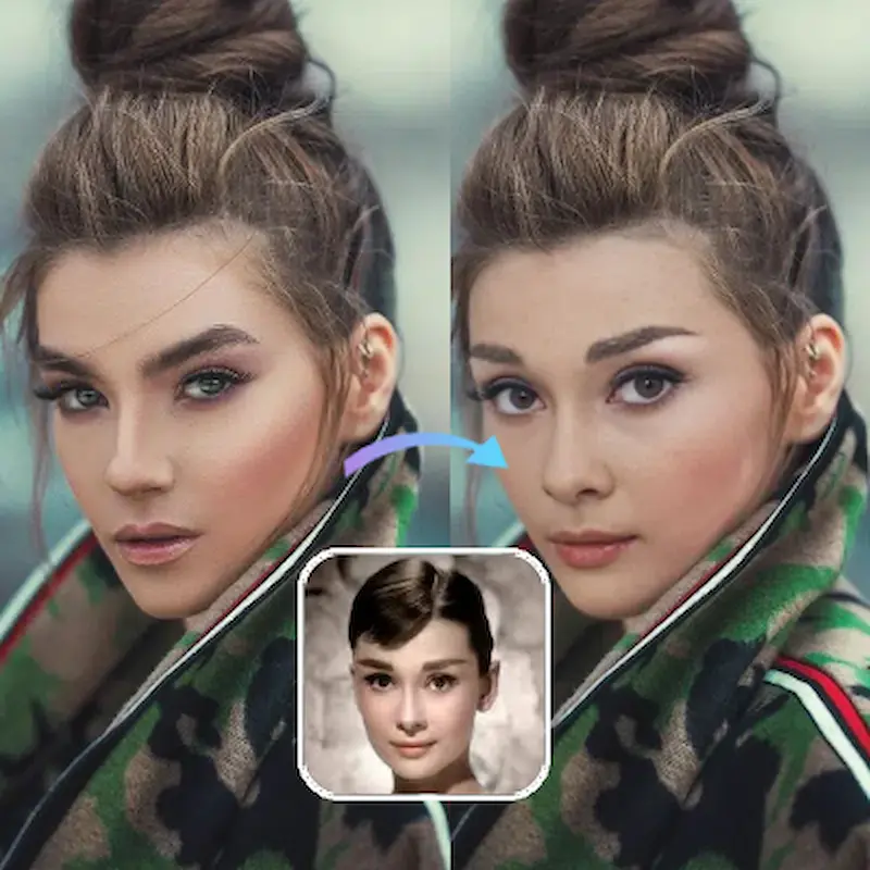 Simple three-step process for GIF face swapping showing upload, select, and generate workflow.