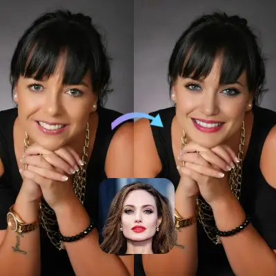 Photo Face Swap tool for replacing faces in images with seamless AI blending.